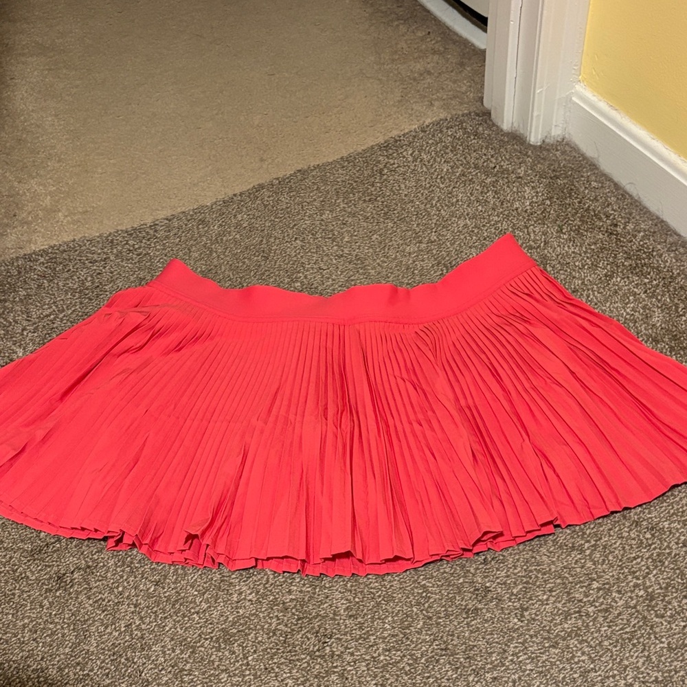 Lululemon Athletica Vibrant Red Skater Skirt